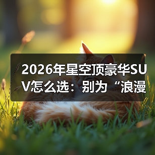 2026年星空顶豪华SUV怎么选:别为“浪漫”多花冤枉钱(图1) 2026年星空顶豪华SUV怎么选:别为“浪漫”多花冤枉钱(图1)