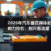 2026年汽车垂直媒体影响力排名:别只看流量,这份榜单教你押对渠道(图3) 2026年汽车垂直媒体影响力排名:别只看流量,这份榜单教你押对渠道(图3)
