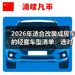 2026年适合改装成房车的轻客车型清单:选对车少花3万(图4) 2026年适合改装成房车的轻客车型清单:选对车少花3万(图4)