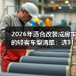 2026年适合改装成房车的轻客车型清单:选对车少花3万(图1) 2026年适合改装成房车的轻客车型清单:选对车少花3万(图1)