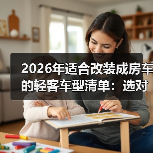 2026年适合改装成房车的轻客车型清单:选对车,少花8万冤枉钱(图1) 2026年适合改装成房车的轻客车型清单:选对车,少花8万冤枉钱(图1)