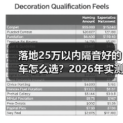 落地25万以内隔音好的车怎么选?2026年实测避坑清单(图1) 落地25万以内隔音好的车怎么选?2026年实测避坑清单(图1)