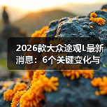 2026款大众途观L最新消息:6个关键变化与选购避坑指南(图2) 2026款大众途观L最新消息:6个关键变化与选购避坑指南(图2)