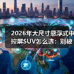 2026年大尺寸悬浮式中控屏SUV怎么选：别被“越大越爽”骗了（图3）