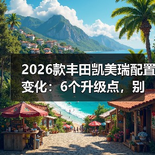 2026款丰田凯美瑞配置变化:6个升级点,别被“加量不加价”忽悠了(图4) 2026款丰田凯美瑞配置变化:6个升级点,别被“加量不加价”忽悠了(图4)