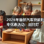 2026年最新汽车贷款利率优惠活动:别只盯“低利率”,真正省钱在细节(图3) 2026年最新汽车贷款利率优惠活动:别只盯“低利率”,真正省钱在细节(图3)