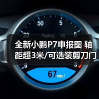 全新小鹏P7申报图 轴距超3米/可选装剪刀门 将第（图4）