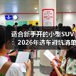 适合新手开的小型SUV：2026年选车避坑清单与实测建议（图3）