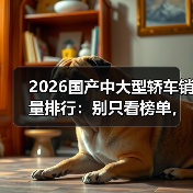2026国产中大型轿车销量排行：别只看榜单，真正决定你买哪台的是这3件事（图2）