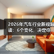 2026年汽车行业新规解读：6个变化，决定你买车用车的钱包厚度（图2）