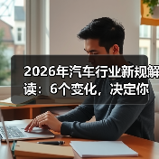 2026年汽车行业新规解读：6个变化，决定你买车用车的钱包厚度（图3）