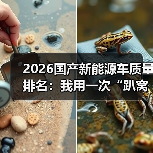 2026国产新能源车质量排名：我用一次“趴窝”换来的真实选车清单（图3）