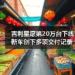 吉利星愿第20万台下线 新车创下多项交付记录（图2）