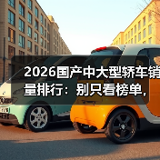2026国产中大型轿车销量排行：别只看榜单，这3个细节更关键（图4）