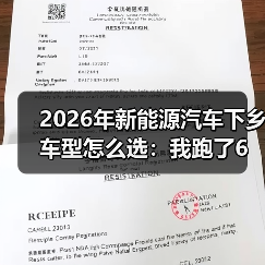 2026年新能源汽车下乡车型怎么选：我跑了6个县，挑出最值的那一类（图2）
