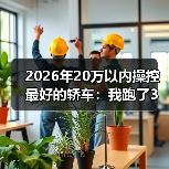 2026年20万以内操控最好的轿车:我跑了3次山路后给出的真答案(图1) 2026年20万以内操控最好的轿车:我跑了3次山路后给出的真答案(图1)