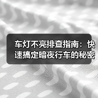 车灯不亮排查指南：快速搞定暗夜行车的秘密武器（图2）
