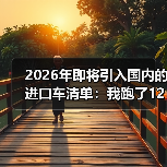 2026年即将引入国内的进口车清单：我跑了12家店后，发现真正该等的就这几类（图4）