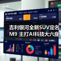 吉利银河全新SUV定名M9 主打AI科技大六座(图4) 吉利银河全新SUV定名M9 主打AI科技大六座(图4)