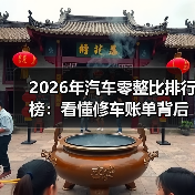2026年汽车零整比排行榜:看懂修车账单背后的真相与选车技巧(图2) 2026年汽车零整比排行榜:看懂修车账单背后的真相与选车技巧(图2)