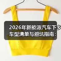 2026年新能源汽车下乡车型清单与避坑指南:选对一辆,省下三年油钱(图2) 2026年新能源汽车下乡车型清单与避坑指南:选对一辆,省下三年油钱(图2)