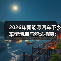 2026年新能源汽车下乡车型清单与避坑指南:选对一辆,省下三年油钱(图1) 2026年新能源汽车下乡车型清单与避坑指南:选对一辆,省下三年油钱(图1)