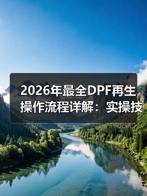 2026年最全DPF再生操作流程详解：实操技巧+行业内幕（图1）