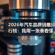 2026年汽车品牌销量排行榜：我用一张表看懂谁在爆发、谁在掉队（图2）
