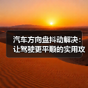 汽车方向盘抖动解决：让驾驶更平顺的实用攻略（图1）