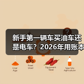 新手第一辆车买油车还是电车?2026年用账本算清楚,别被试驾带节奏(图2) 新手第一辆车买油车还是电车?2026年用账本算清楚,别被试驾带节奏(图2)