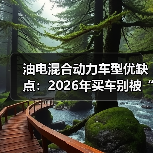 油电混合动力车型优缺点:2026年买车别被“省油”两个字骗了(图1) 油电混合动力车型优缺点:2026年买车别被“省油”两个字骗了(图1)