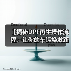 【揭秘DPF再生操作流程:让你的车辆焕发新生】(图1) 【揭秘DPF再生操作流程:让你的车辆焕发新生】(图1)