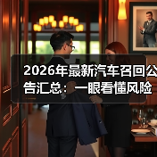 2026年最新汽车召回公告汇总:一眼看懂风险、处理与避坑(图1) 2026年最新汽车召回公告汇总:一眼看懂风险、处理与避坑(图1)