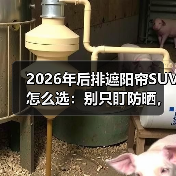 2026年后排遮阳帘SUV怎么选：别只盯防晒，这些细节更值钱