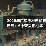 2026年汽车原材料价格走势:6个变量把成本“拧”成两条路(图3) 2026年汽车原材料价格走势:6个变量把成本“拧”成两条路(图3)