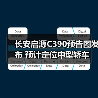 长安启源C390预告图发布 预计定位中型轿车