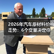 2026年汽车原材料价格走势：6个变量决定你的成本是涨还是跌（图1）