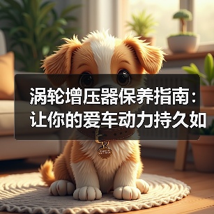 涡轮增压器保养指南：让你的爱车动力持久如新（图2）