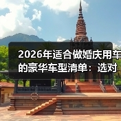 2026年适合做婚庆用车的豪华车型清单：选对车队，出片率直接拉满（图3）