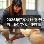 2026年汽车设计流行趋势：6个变化，正在悄悄重塑你的下一辆车（图4）