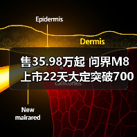 售35.98万起 问界M8上市22天大定突破70000台（图2）