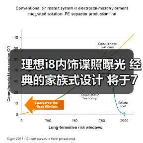 理想i8内饰谍照曝光 经典的家族式设计 将于7月（图2）
