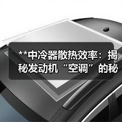 **中冷器散热效率：揭秘发动机“空调”的秘密武器**（图4）