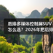 后排多媒体控制屏SUV怎么选？2026年把后排体验拉满的6个细节（图3）