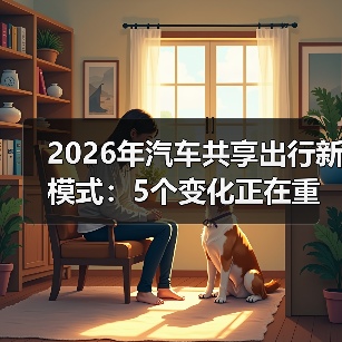 2026年汽车共享出行新模式：5个变化正在重写你的用车习惯（图1）