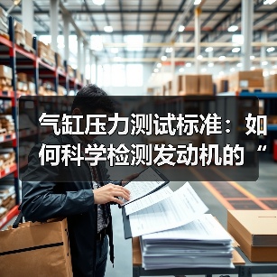 气缸压力测试标准：如何科学检测发动机的“心脏”