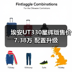 埃安UT330星辉版售价7.38万 配置升级(图4) 埃安UT330星辉版售价7.38万 配置升级(图4)