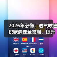 2026年必懂：进气歧管积碳清理全攻略，提升动力从这里开始
