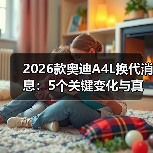 2026款奥迪A4L换代消息:5个关键变化与真实购车决策指南(图2) 2026款奥迪A4L换代消息:5个关键变化与真实购车决策指南(图2)