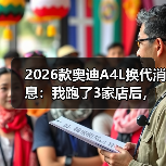 2026款奥迪A4L换代消息:我跑了3家店后,发现真正该盯的是这7点(图4) 2026款奥迪A4L换代消息:我跑了3家店后,发现真正该盯的是这7点(图4)